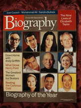 BIOGRAPHY Magazine January 2000 Alan Greenspan Ayn Rand Elizabeth Taylor - £13.59 GBP