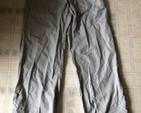 Moth Anthropologie Dove Gray Roll button Tab Leg Pants, Size 2 Drawstrin... - $43.72
