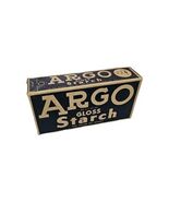 Vintage Sealed ARGO Powdered Gloss Laundry Starch 16 oz Blue Boxes Old Ad - $41.12 CAD