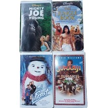 4 VHS Children and Family Movies Joe Young Jack Frost Jungle Book Jumanji Lot B - £6.31 GBP