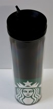 2010 Starbucks Black 20 oz Acrylic Travel Tumbler Coffee Mug Cup Logo - £15.97 GBP