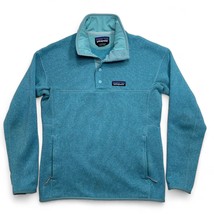 Patagonia Womens Small Better Sweater Teal Marsupial Lightweight Snap Pullover S - £22.81 GBP