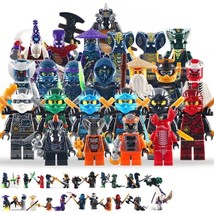 24pcs Ninjago The Ghost Warriors Serpentine Snakes Pythor Samurai X Minifigures - £31.96 GBP