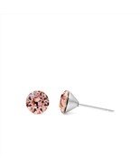 6mm Vintage Pink Swarovski Studs | Mini Crystal Earrings | Pink Crystal ... - €15,60 EUR