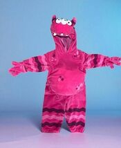 Miniwear Size 18 Months Hot Pink Girls 3 Eyed Monster Halloween Costume ... - $19.80