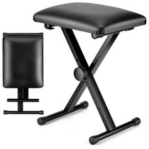 5 Core Keyboard Bench X Style Piano Stool Thick Padded Seat 16.3 to 19.6... - €25,20 EUR
