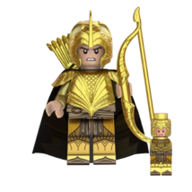 HRGIFT Lord of the Rings Elven Archer TV5044 Minifigures Custom Toy - £4.82 GBP