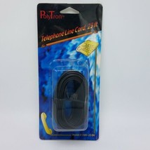 New In Package Polytron 25 Ft. Telephone Line Cord Model 590-25 BK - £8.55 GBP