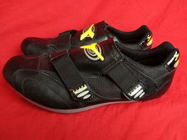 DIADORA Elite DDA Men US 8.5 UK 8 Cycling shoes Sneakers Black Neon - $44.40