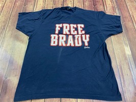 Tom Brady New England Patriots “Free Brady” Men’s Blue T-Shirt - XL - £3.20 GBP