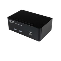 StarTech.com Dual Monitor DisplayPort KVM Switch - 2 Port - USB 2.0 Hub - Audio  - $351.99
