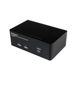 StarTech.com Dual Monitor DisplayPort KVM Switch - 2 Port - USB 2.0 Hub ... - £276.88 GBP