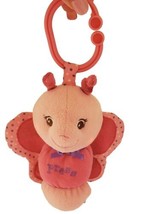 Garanimals Musical Plush Butterfly Activity Baby Crinkle Hang Toy Clip On N Go - £10.61 GBP