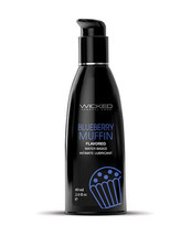 Wicked Sensual Care Water Based Lubricant - 2 Oz Blueberry Muffin - $9.29