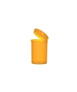 Cafe Cubano Airtight Squeeze Pop-Top Hinged 30 Dram Amber Vials - Qualit... - $9.99