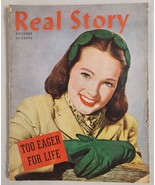 Real Story Romance Magazine October 1944 Too Eager for Life - £15.55 GBP