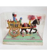 Gidi&#39;s Carrettino Siciliano Folk Art Horse Wheel Cart Italy Horse Drawn - $59.35