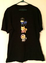 men XXL shirt Shiba Inu dog print black 100% cotton brand For Fans by Fans - £6.32 GBP
