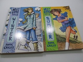 Miki Falls 2 &amp; 4 by Mark Crilley Manga Graphic Novels Summer Winter - £10.98 GBP
