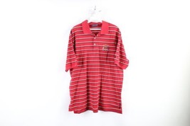 Vintage Ralph Lauren Mens Large Faded 2004 Ryder Cup Striped Golf Polo Shirt Red - $44.50
