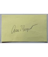 Ann-Margret Signed Autographed 3x5 Signature Page - $456.69 MXN
