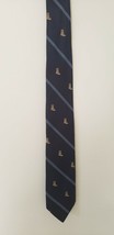Navy Stripe Ll B EAN Duck Boot Neck Tie - £21.23 GBP