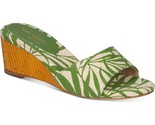 Kate Spade NY Women Wedge Heel Slide Sandals Meena Size US 7B Green Palm... - £78.63 GBP