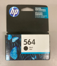 Genuine OEM HP 564 Black Ink Cartridge (CB316WN) / NEW -  Exp 03/2017 - $6.95