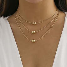 18K Gold-Plated Ball Necklace Set - £4.00 GBP