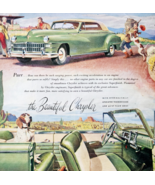 1947 Chrysler New Yorker Advertisement Automobilia Hunting Dog Gun Case ... - $55.16 CAD