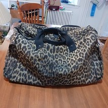 Leopard Print Duffle Bag Ricardo Beverly Hills No Shoulder Strap - £50.73 GBP