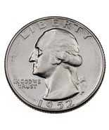 1952 25C Washington Argent Quarts Gem Preuve (Pf ) - €89,81 EUR