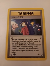 Pokemon 2000 Gym Heroes Sabrina&#39;s ESP Trainer 117/132 Single Trading Car... - $14.99