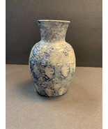 Vintage Hand Made Signed &amp; Dated N.C. Pottery Vase Splatter Ware Look JB... - £16.85 GBP