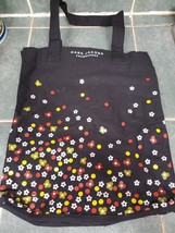 Marc Jacobs Fragrances Black / w flowers  Tote Bag. Shoppers bag canvas ... - $496.29 MXN