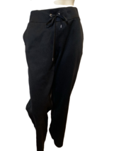 L-RL Lauren Ralph Lauren Active Women&#39;s Black Straight Leg Knit Leggings... - $18.99