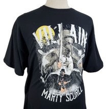 Marty Scurll Villain T-Shirt XXL Crew Black S/S Cotton Ring of Honor Wre... - $15.99