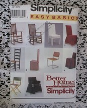 Simplicity 8329 Chair Covers &amp; Cushions New - $7.56