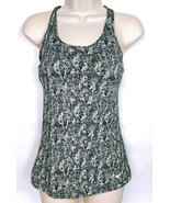 Nike Women&#39;s Dri-Fit Racerback Tank Top Small Athletic Solid Gray Geometric - €14,87 EUR
