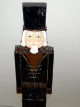 Vintage Stained Glass Nutcracker Soldier Metal Votive Tealight Candle Ho... - £85.63 GBP