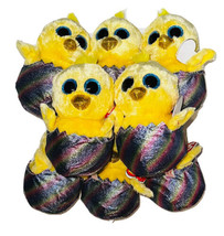 Easter Chick Plush Stuffed Animal in Rainbow Egg 6” Small TY Beanie Boo -8 Pack - £47.74 GBP