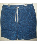 * EXCELLENT MENS OLD NAVY BLACK &amp; BLUE HAWAIIAN FLORAL BOARD SHORTS   SI... - $347.06 MXN