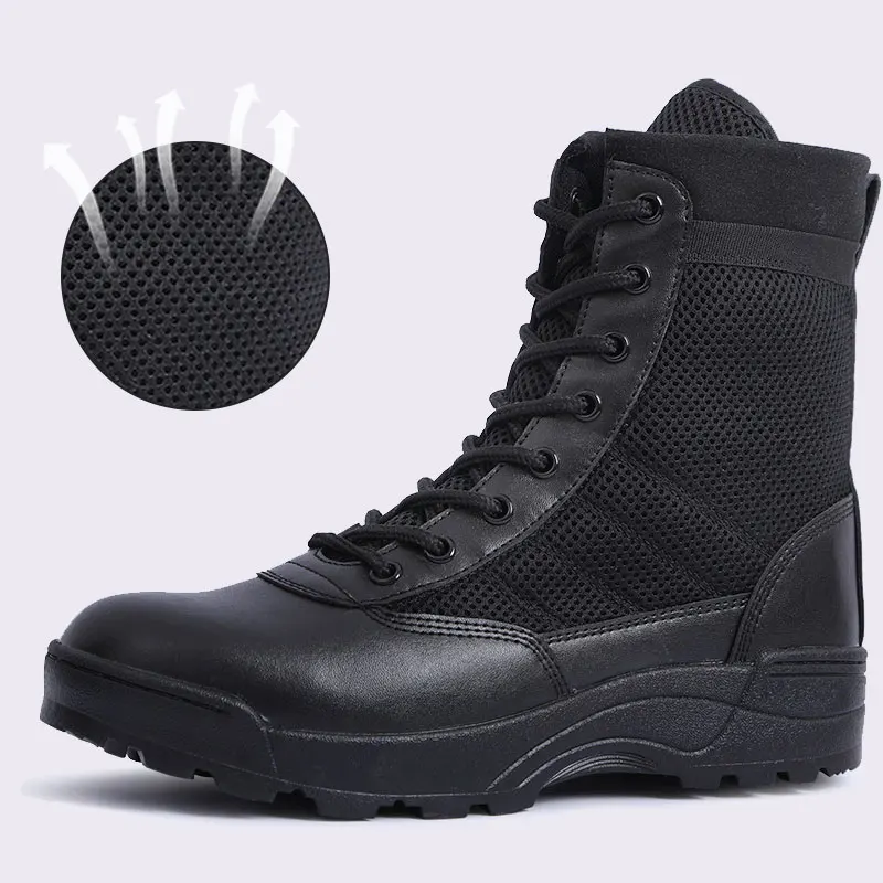     Boots Men Boots Outdoor Lightweight Hi Boots New Desert Combat Army Boots Wo - $80.26