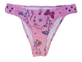 JUICY COUTURE Girl&#39;s Butterfly Pink Multi Swim Bikini Bottom ( 14 ) Free Ship - £32.19 GBP