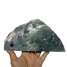 955g, 9.25&quot;x4.4&quot;x0.8&quot;, Natural Untreated Fluorite Slab Crystal @Mexico, B18627 - £60.36 GBP