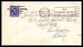 1941 US Cover - Saint Louis, Missouri to Los Angeles, California H14 - $1.97
