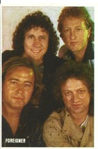⭕VTG card pocket calendar 1985 FOREIGNER  Portugal group music singer - $73.65 MXN