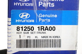 New OEM Genuine Hyundai Trunk Lock Cylinder and Key 2011-2014 Accent 81250-1RA00 - £23.22 GBP