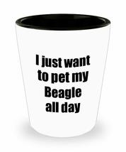Beagle Shot Glass Dog Lover Mom Dad Funny Gift Idea For Liquor Lover Alcohol 1.5 - £10.09 GBP