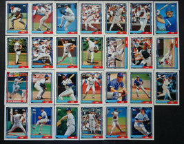 1992 Topps Chicago Cubs Team Set of 27 Baseball Cards - £5.18 GBP